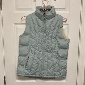 Woolrich Sierra Light Blue Quilted Puffer Vest